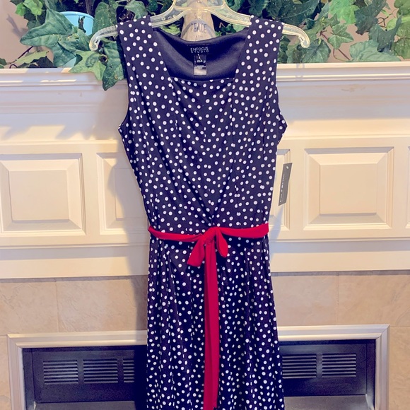 Robe Old Navy Pois Noirs Et Blancs – Taille 2 – Neuf Sans étiquettes
